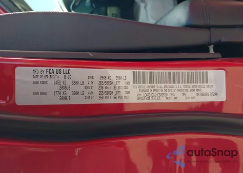 2017 Dodge Durango Gt Awd z USA, uszkodzony, nr VIN 1C4RDJDG1HC606510